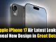 Apple iPhone 17 Air: Latest Leaks Reveal New Design in Great Detail Apple iPhone 17 Air: Latest Leaks Reveal New Design in Great Detail