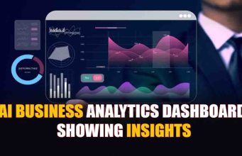 AI Tools for Business: Transforming Operations in 2025 AI business analytics dashboard showing insights
