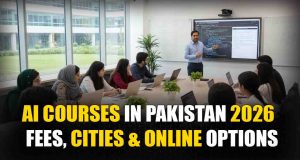 AI Courses in Pakistan 2026 | Fees, Cities & Online Options AI Courses in Pakistan 2026 Fees, Cities & Online Options