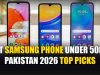 Best Samsung Phone Under 50k in Pakistan 2026 – Top Picks Best Samsung Phone Under 50k in Pakistan 2026 – Top Picks