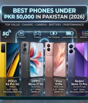 Best Mobile Under 50000 in Pakistan 2026 Complete List Best Mobile Under 50000 in Pakistan 2026 Complete List
