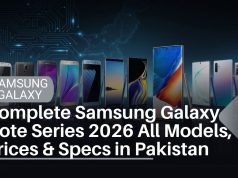 Complete Samsung Galaxy Note Series Guide 2026 — All Models, Specs & Prices in Pakistan Complete Samsung Galaxy Note Series 2026 | All Models, Prices & Specs in Pakistan